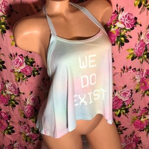 Wildfox we do exist alien rainbow pastel digital